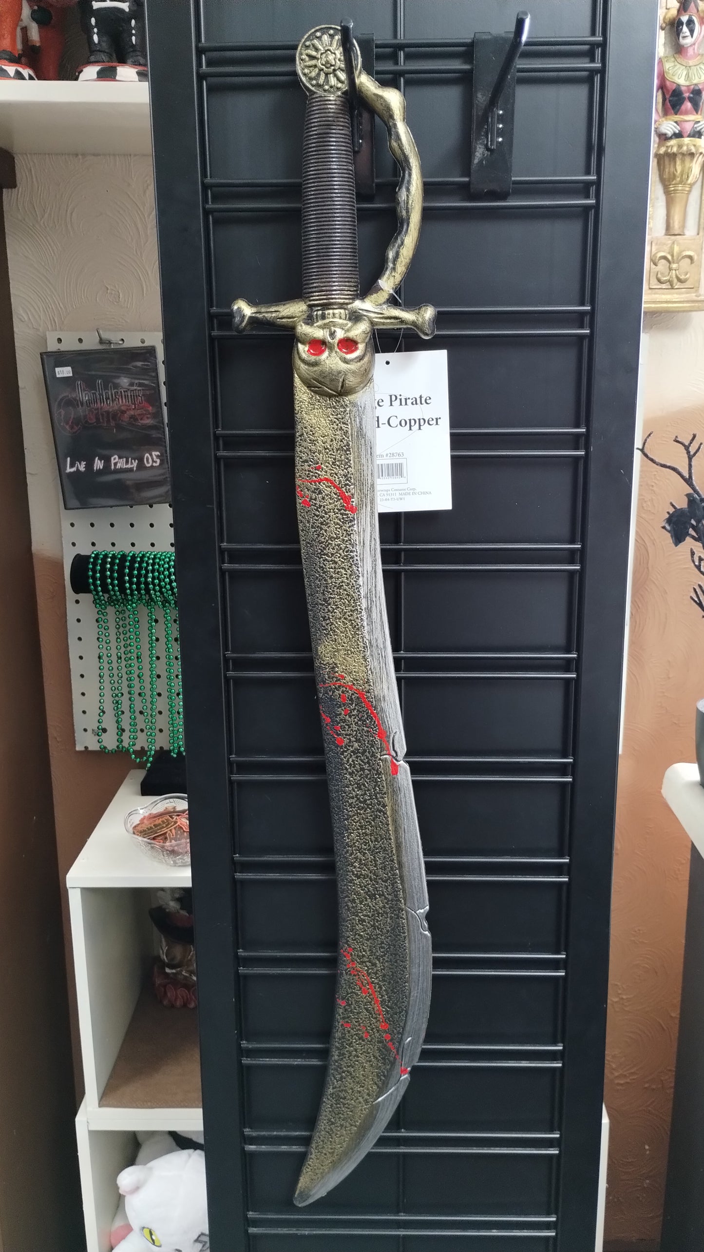 Large Pirate Sword -Gold/Copper