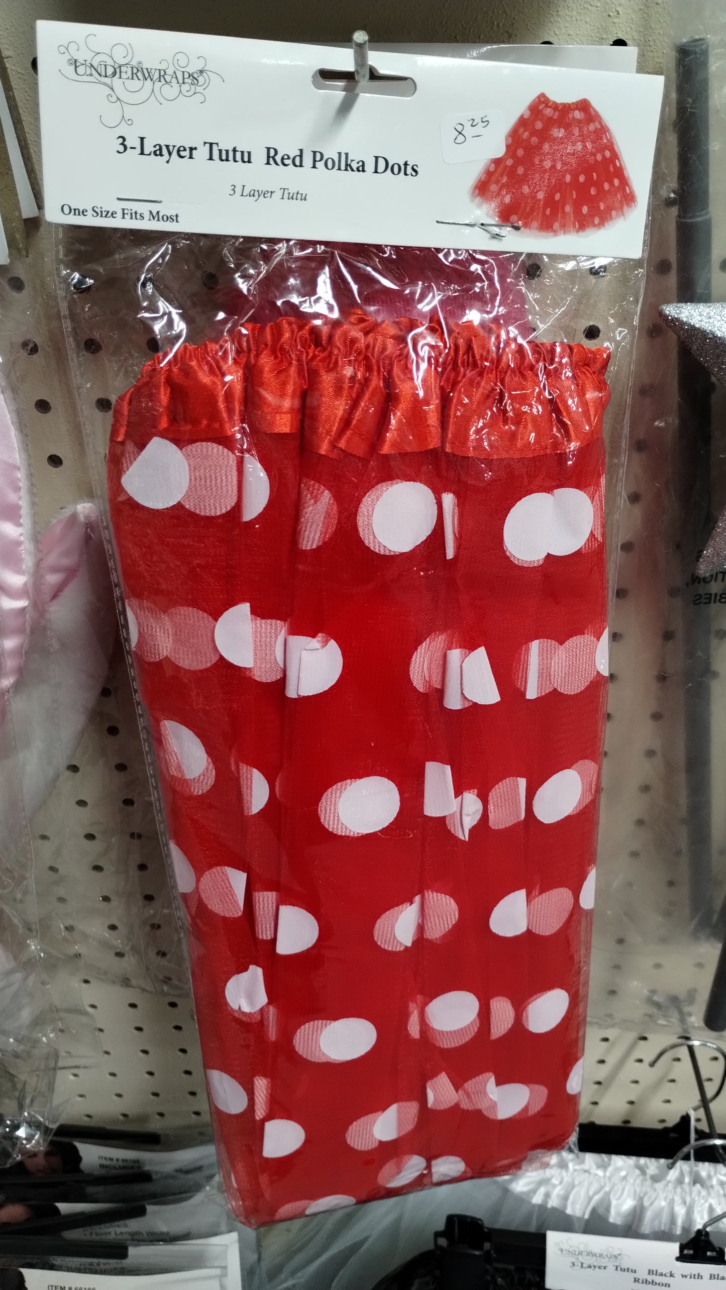 3 - Layer Red w/White Polka Dots Tutu
