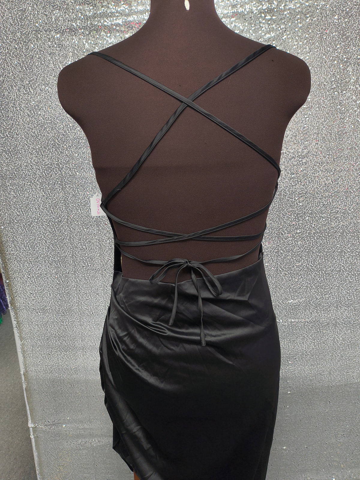 Asymmetrical Black Dress (2X)
