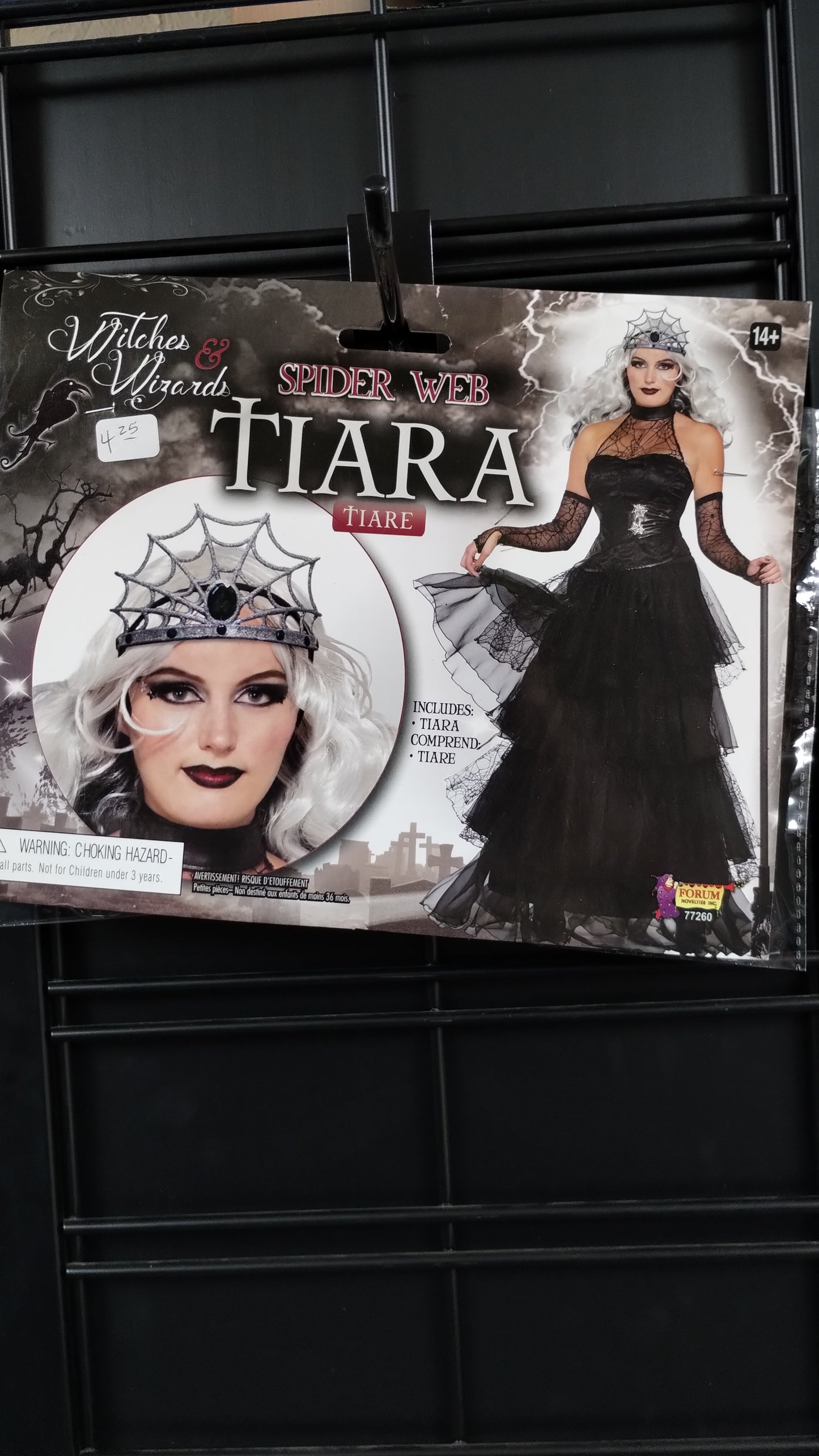 Plastic Spiderweb Tiara