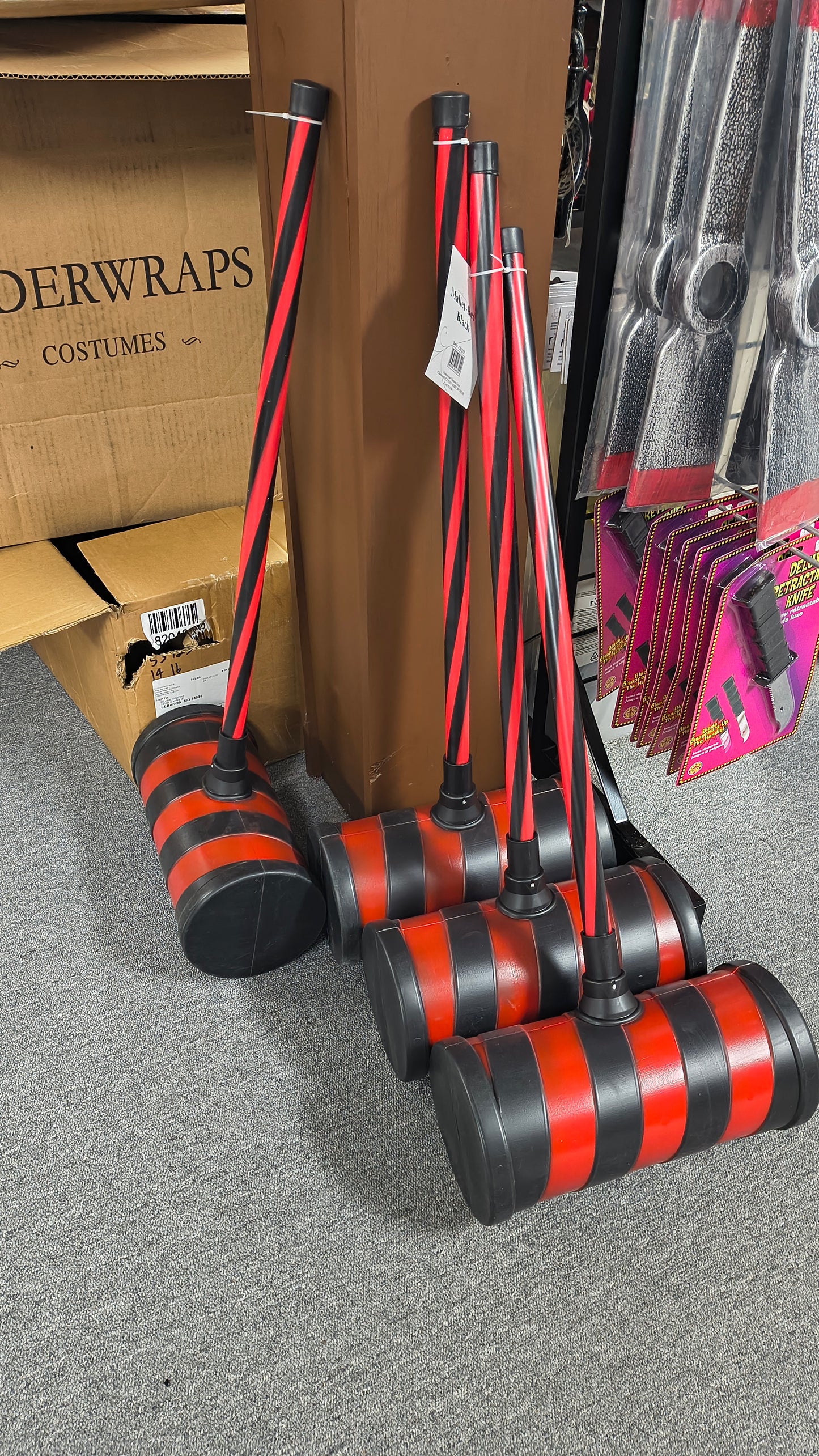 Mallet Red and Black