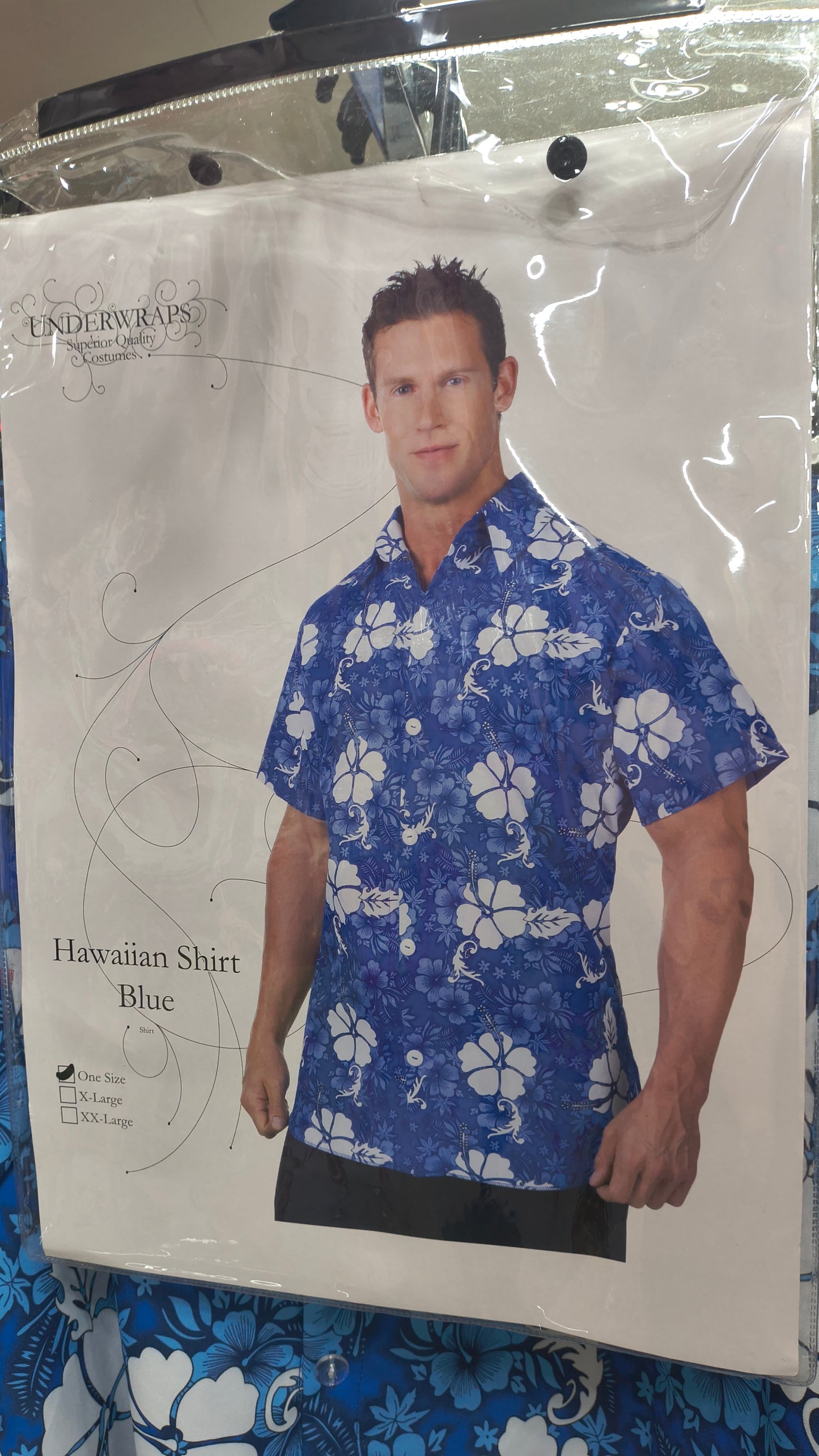Blue Hawaiian Shirt - One Size