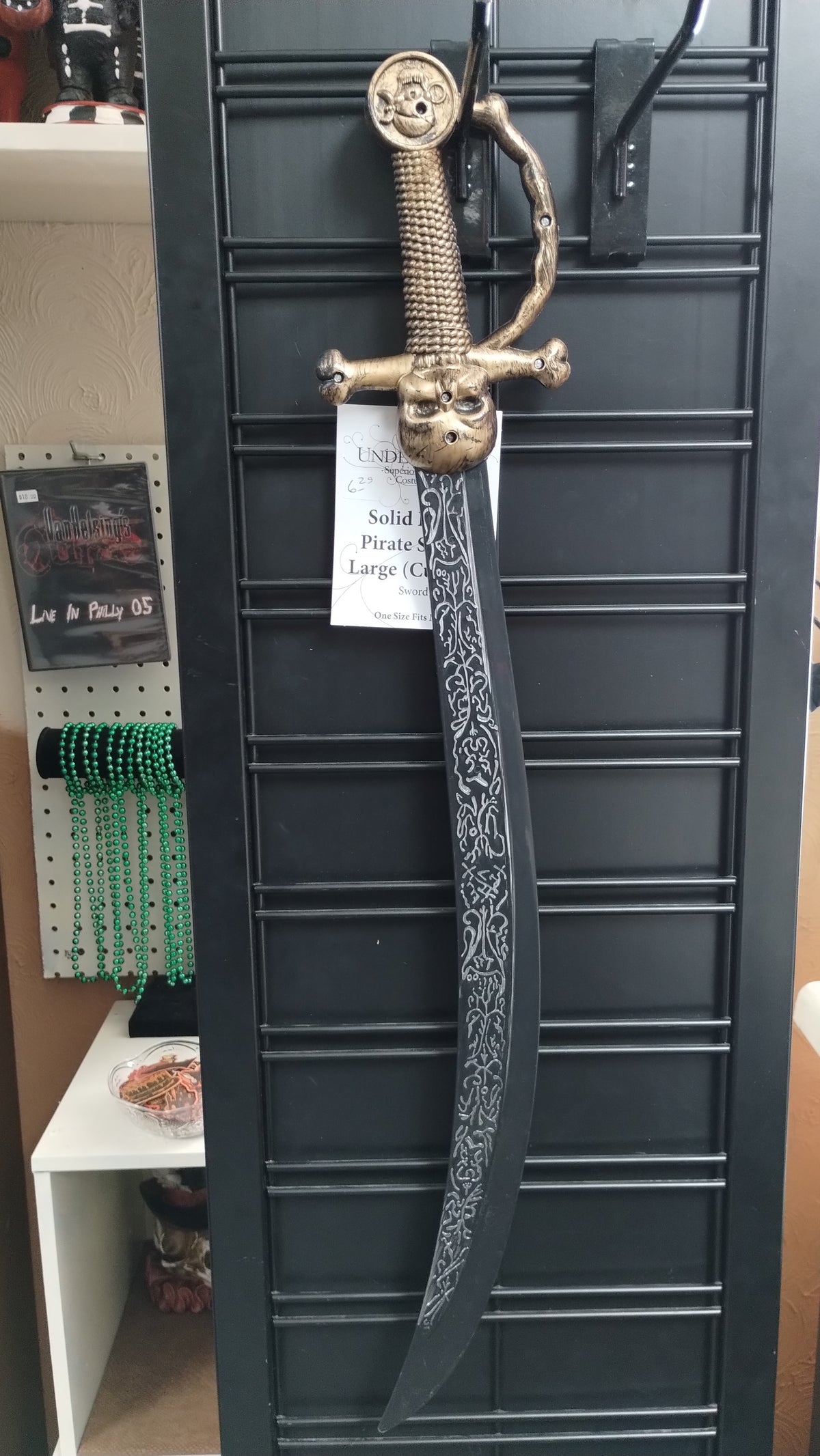 Black Curved Pirate Sword