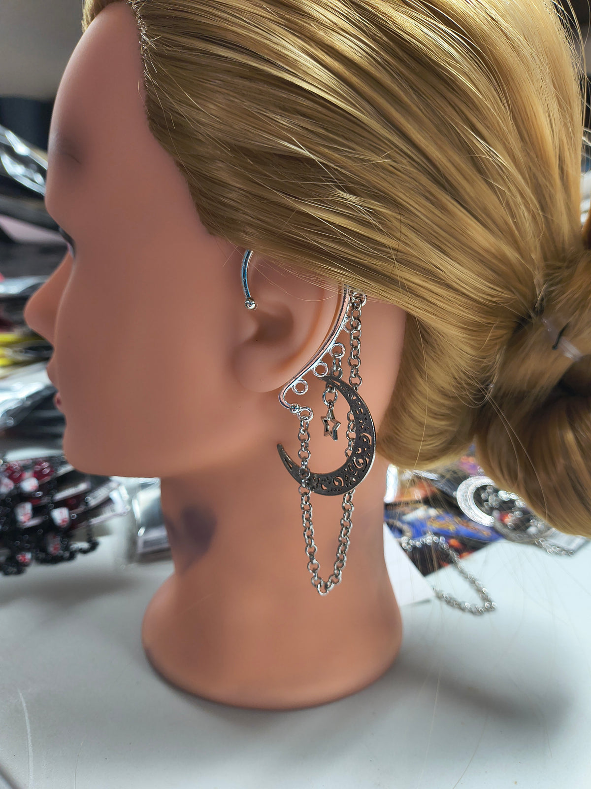 Moon and Stars Ear Cuffs