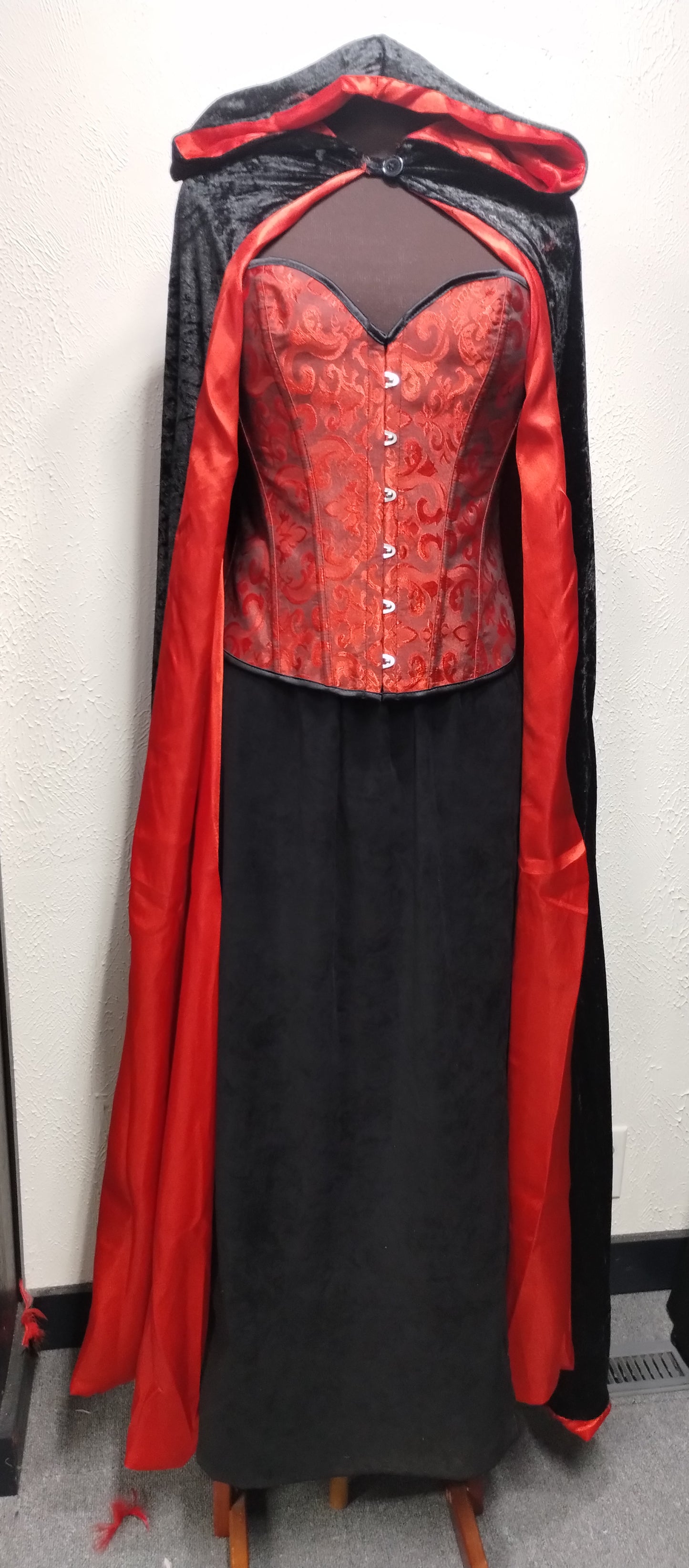 Red and Black Corset