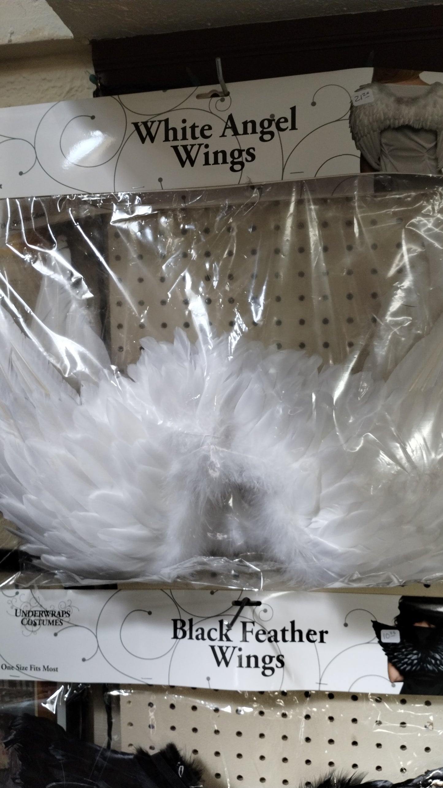 White Feather Wings Small