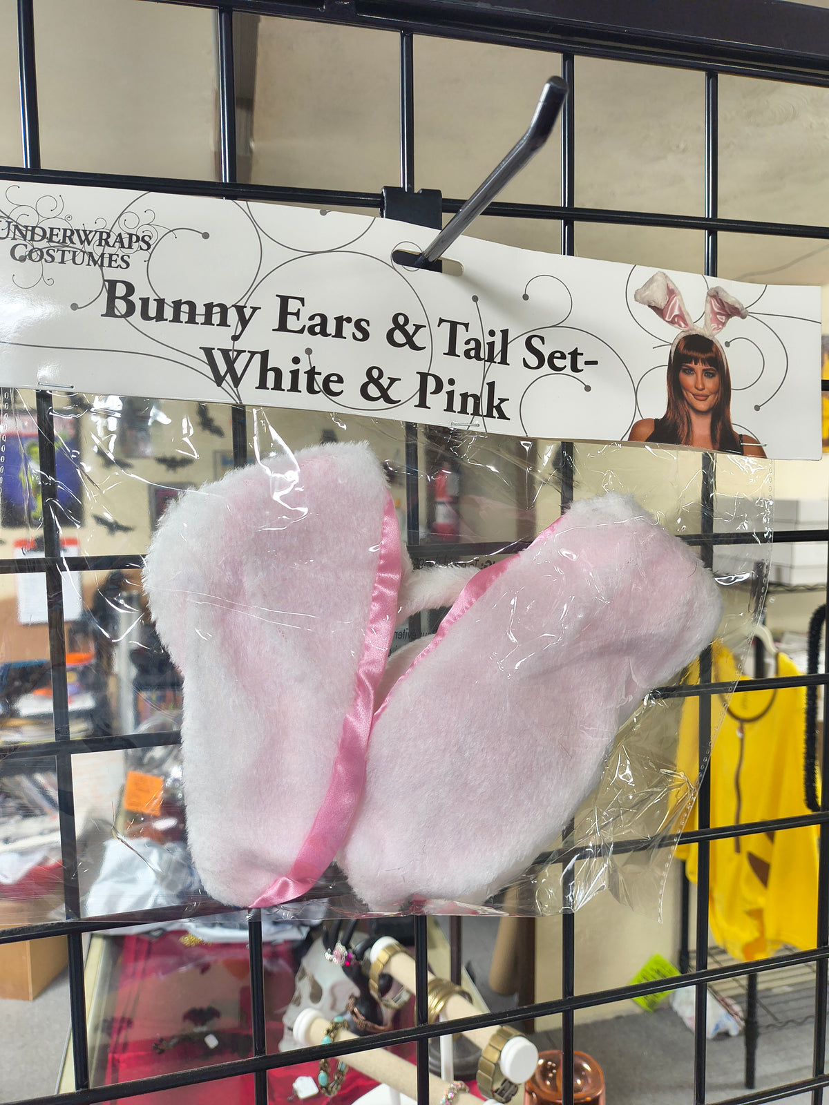 Bunny Ears and Tail Set - Pink