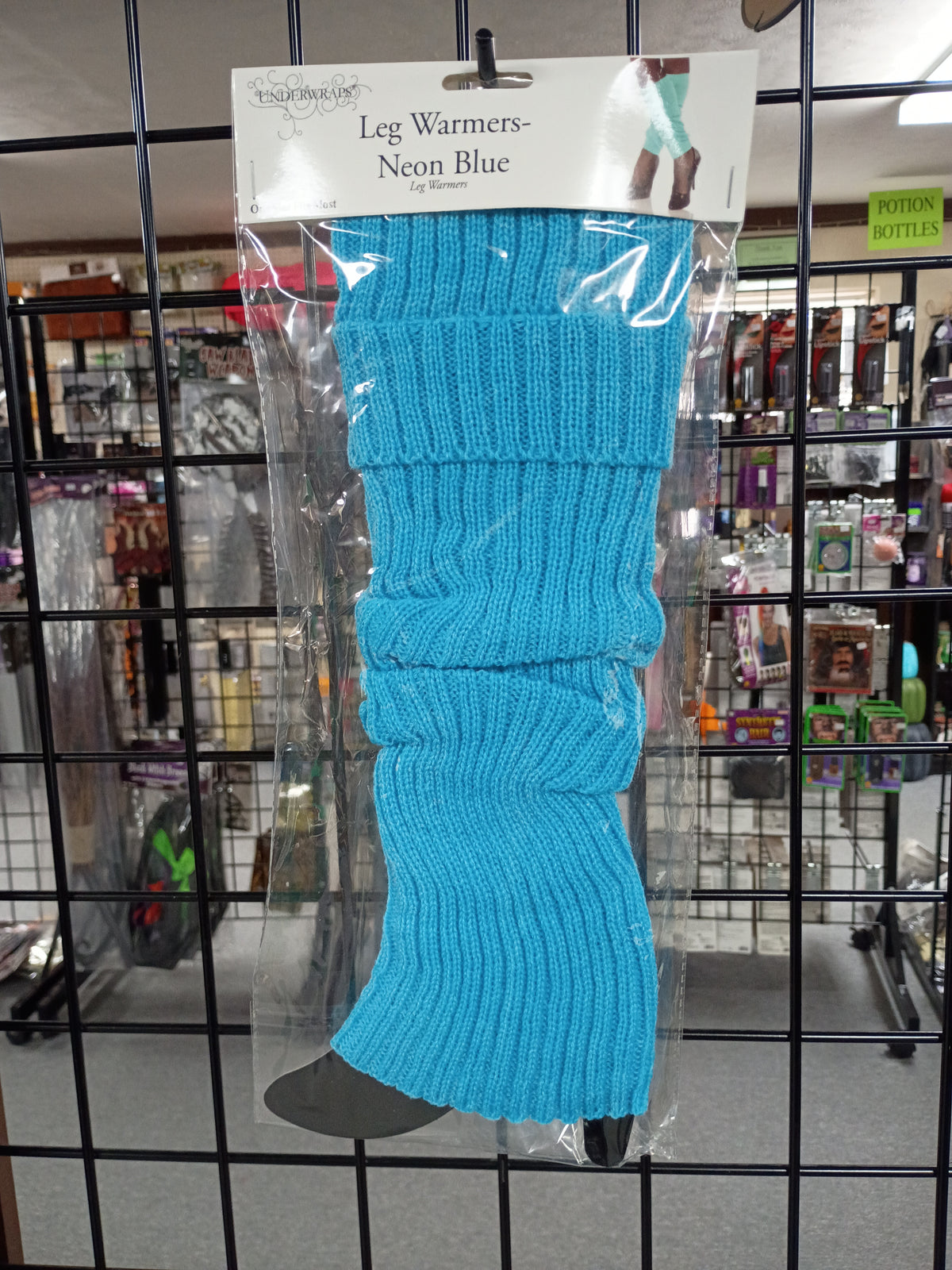 Leg Warmers Neon Blue