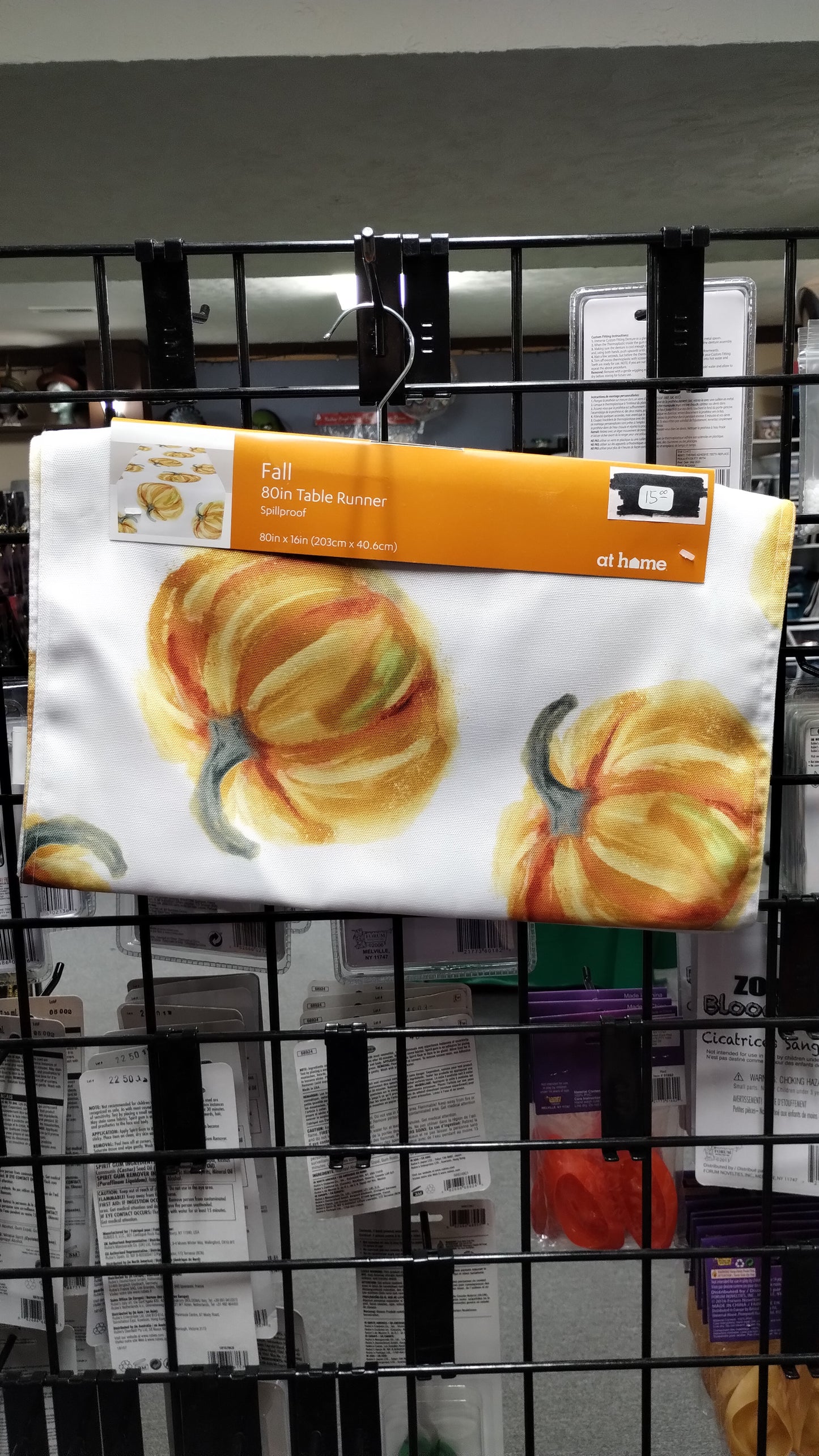 Pumpkin Autumn Table Runner