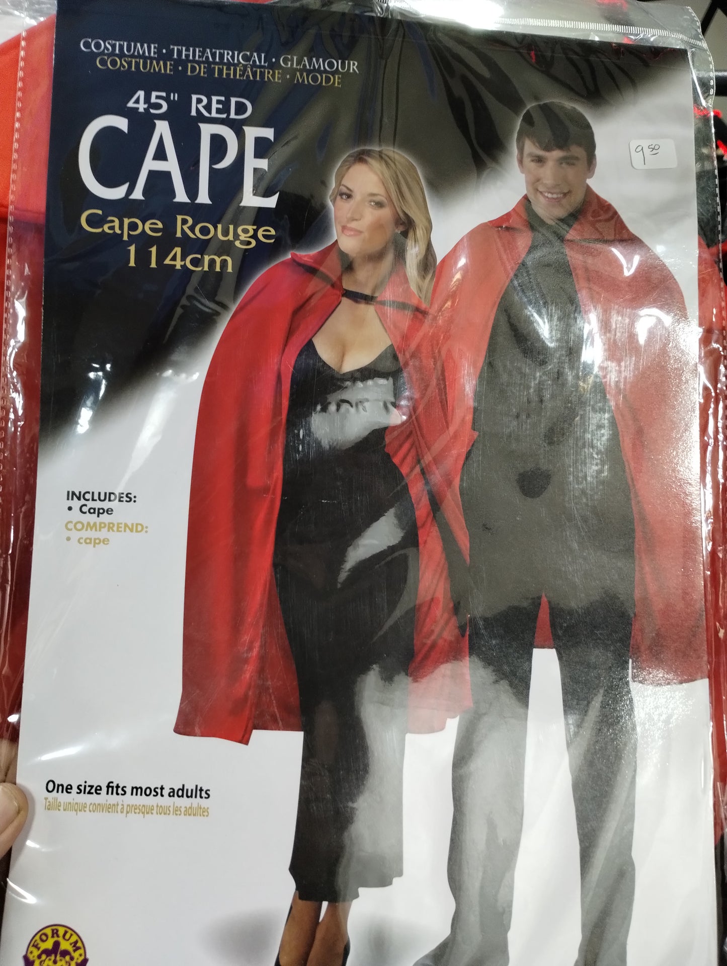 45" Cape - Red