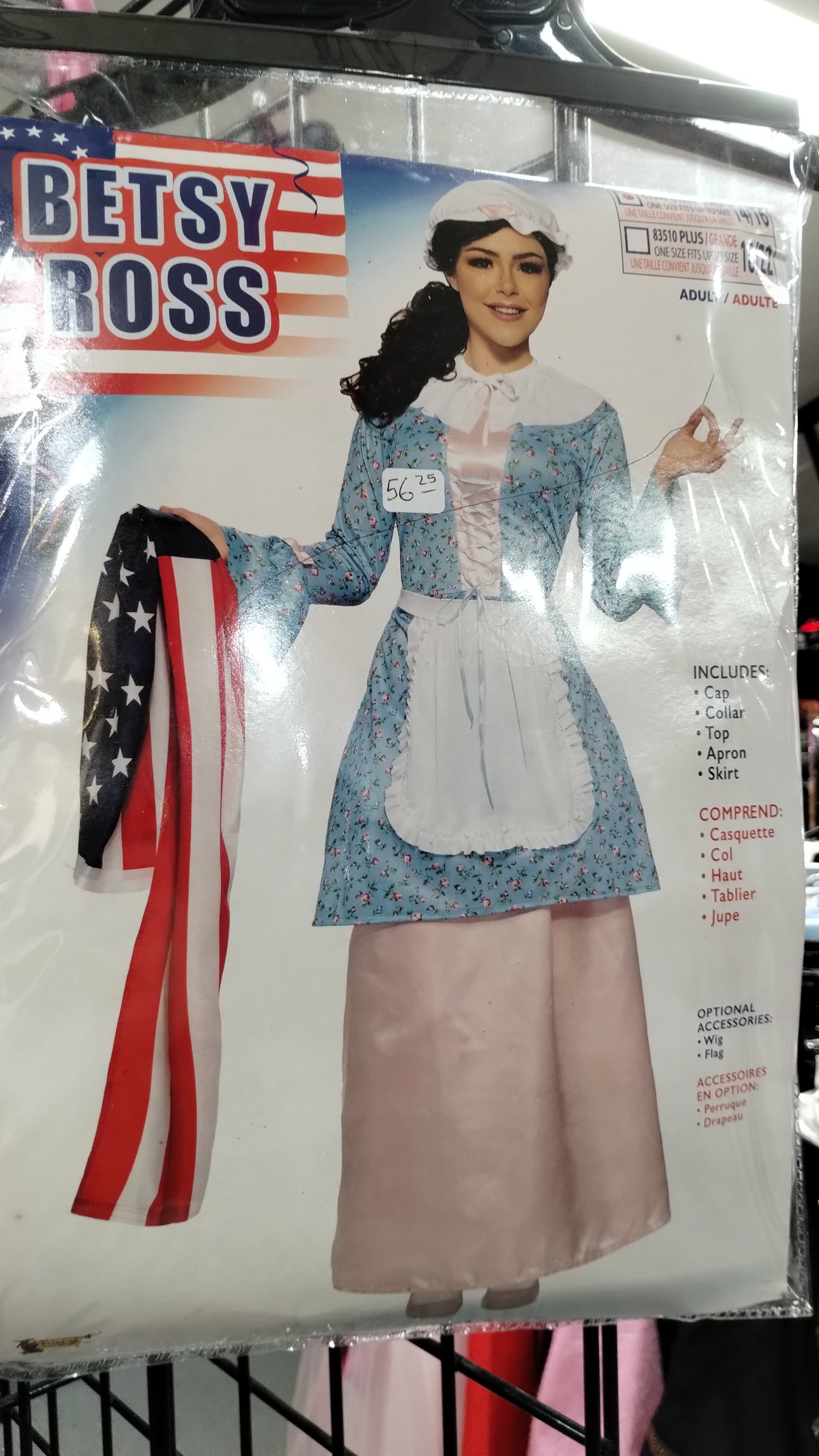 Betsy Ross (Historical Costume) - One Size
