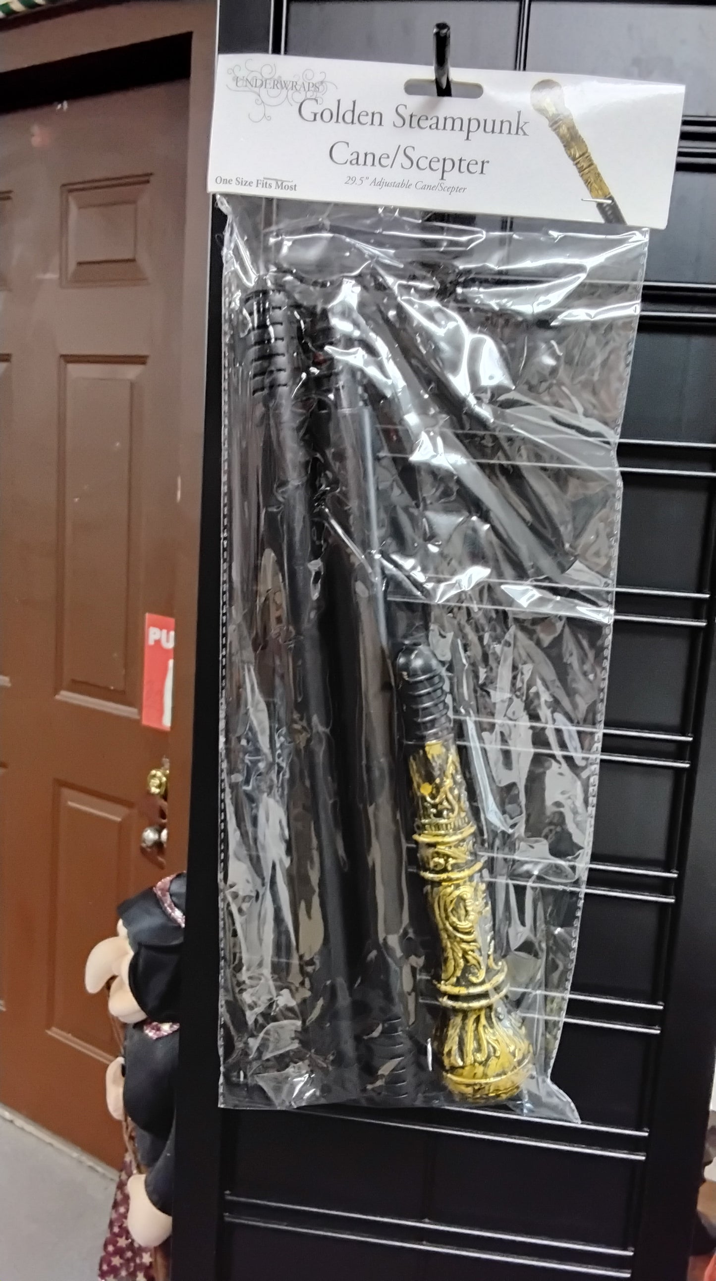 Golden Steampunk Cane/Scepter