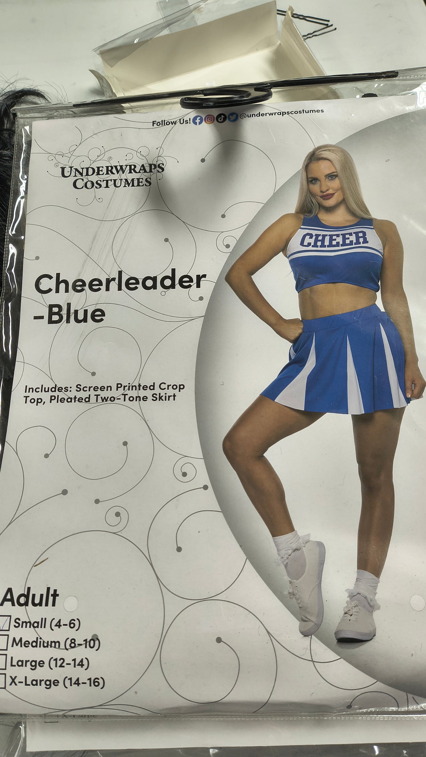 Blue Cheerleader