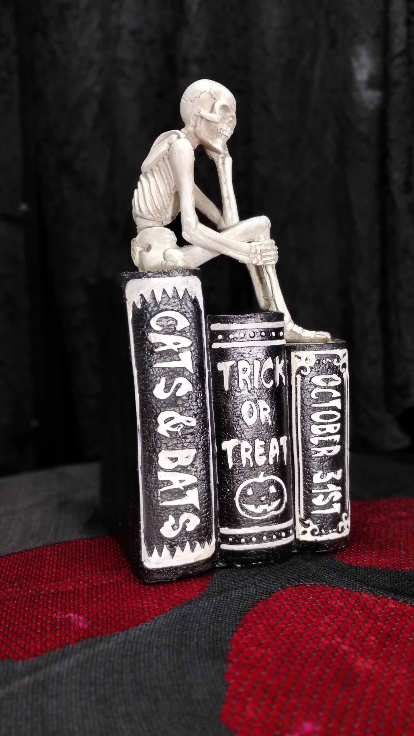 Halloween Stories Shelf Decor