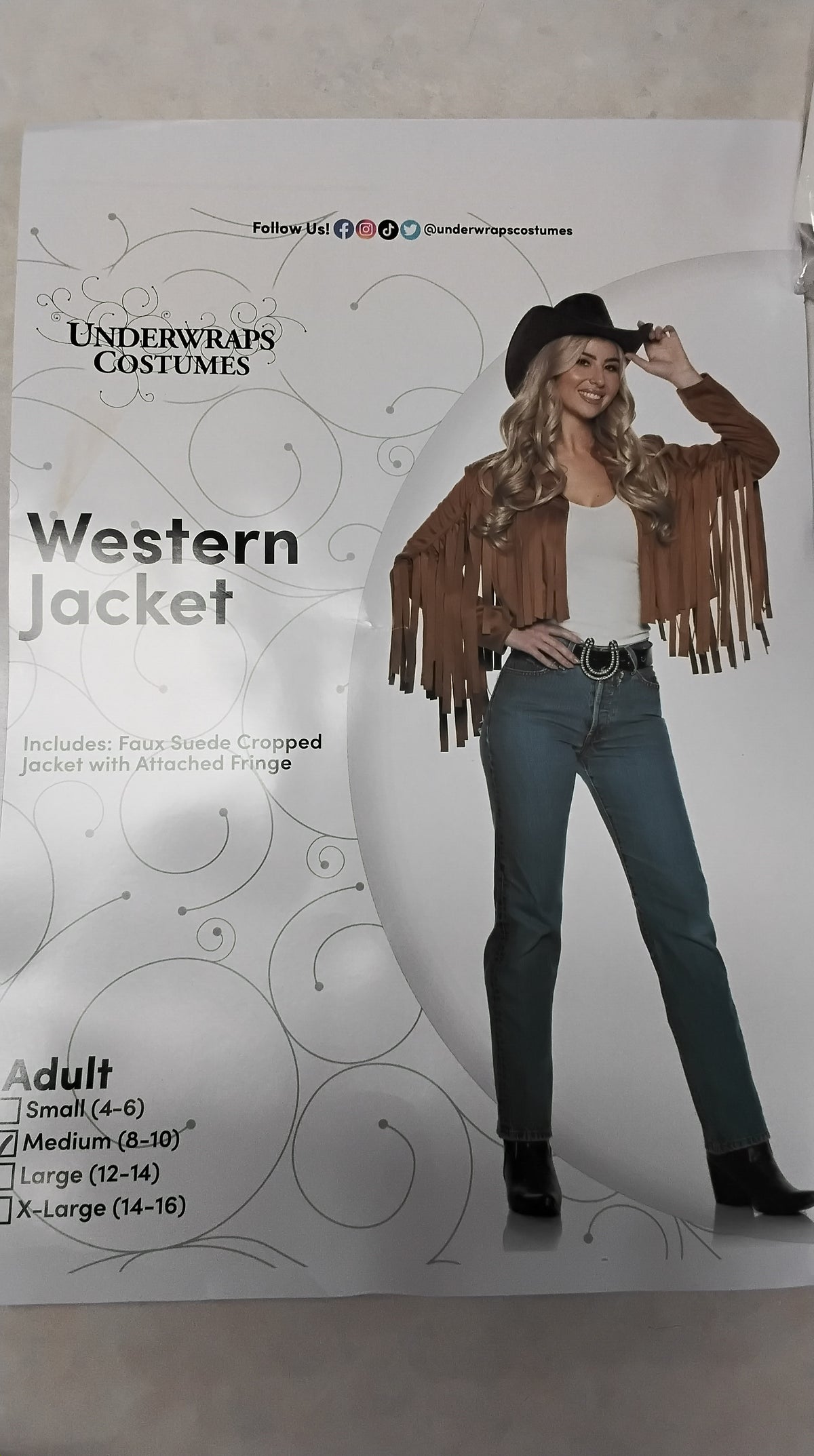 Western Cropped Fringe Jacket