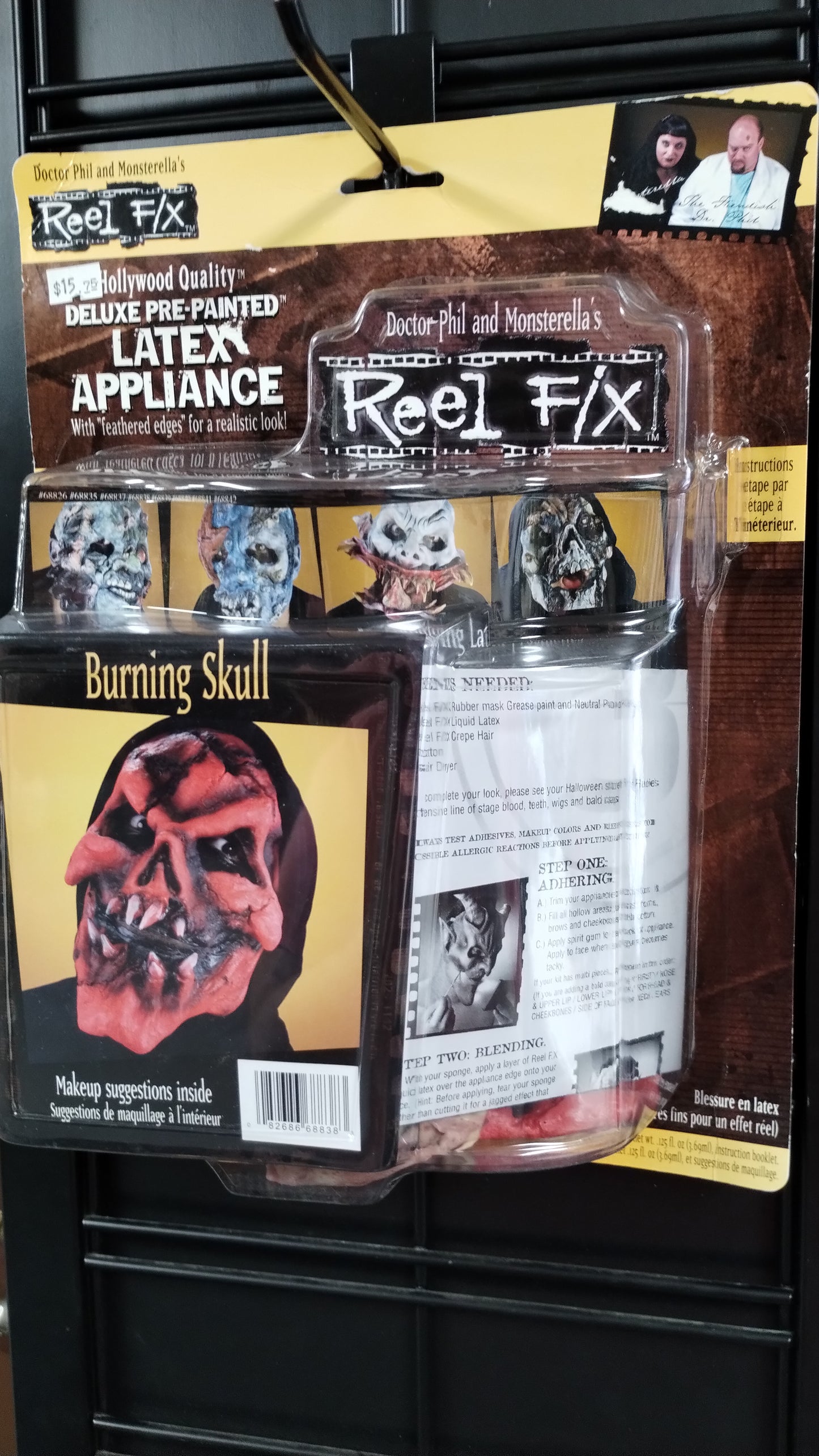 Burning Skull Deluxe Latex Appliance
