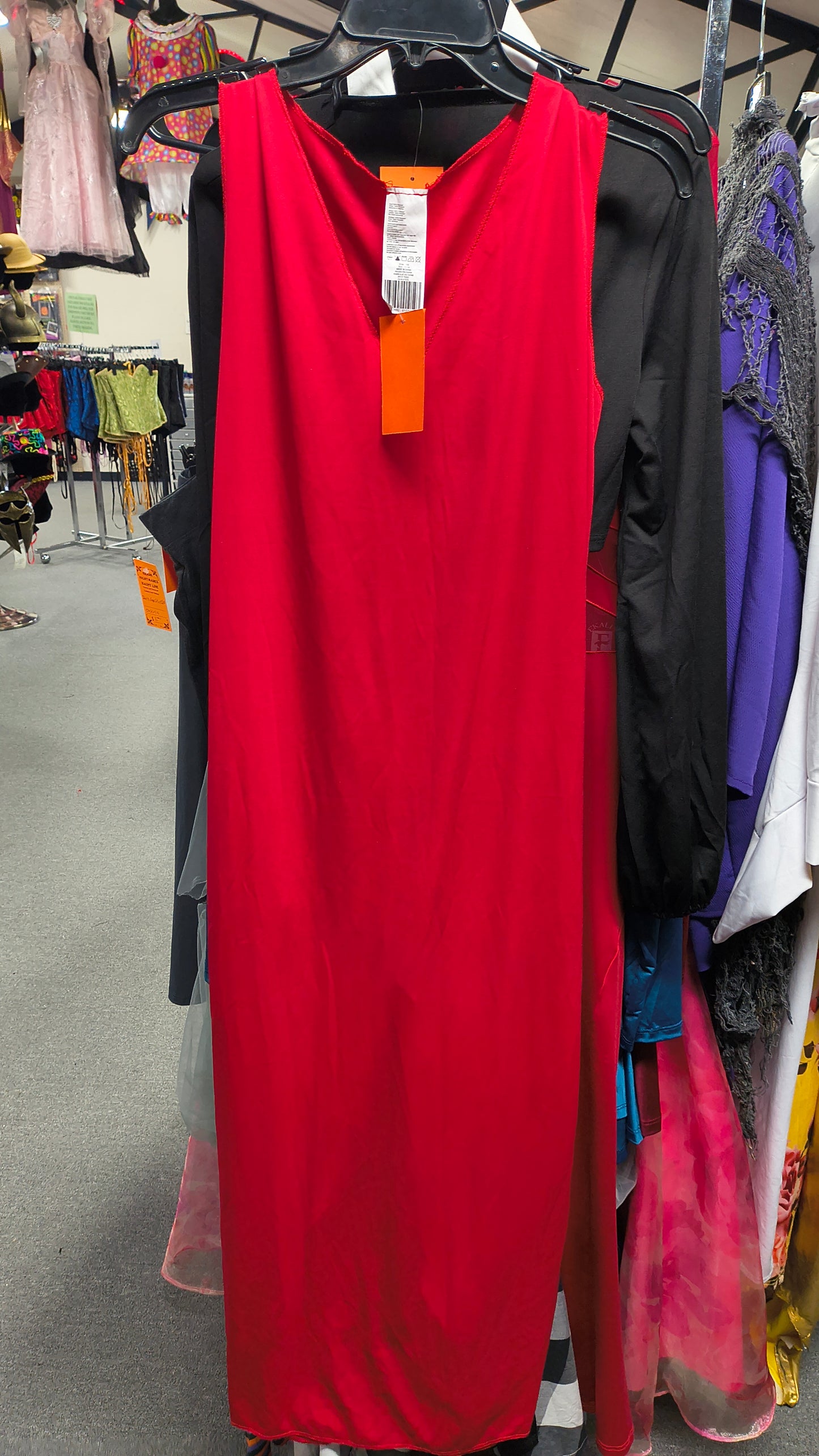 Long Basic Red Dress - 12/14