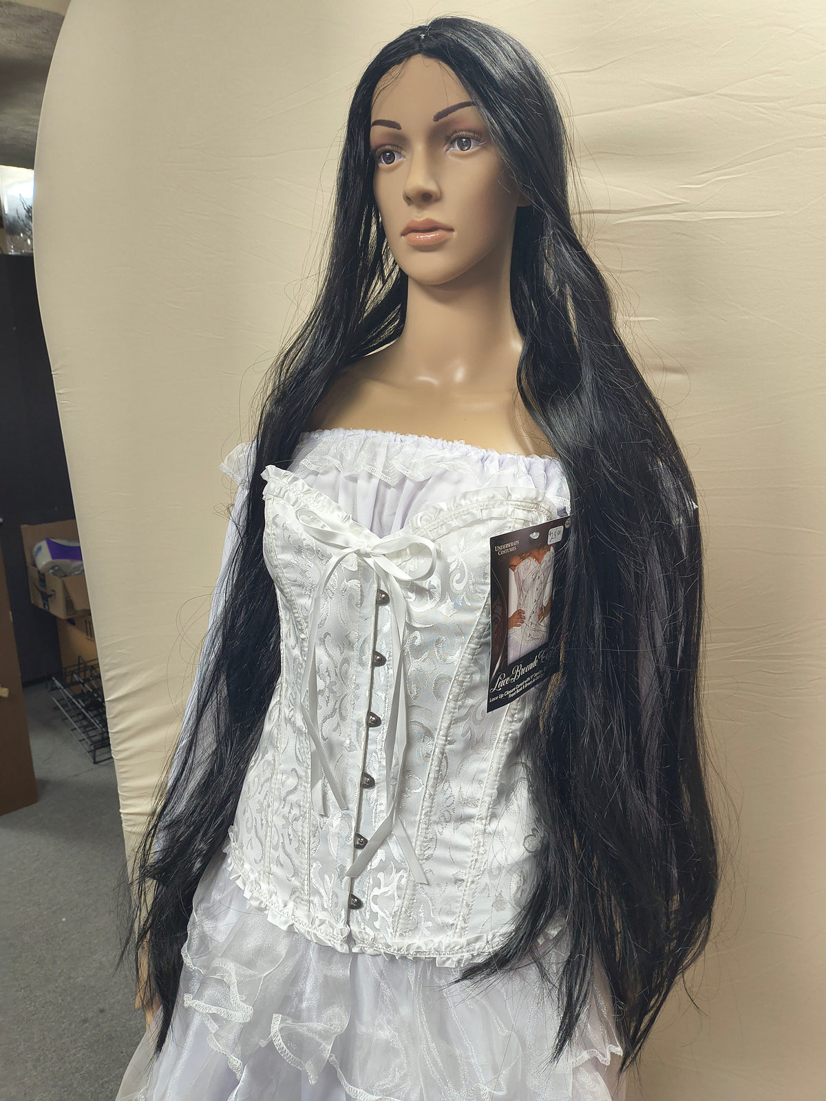 Ultra Long Straight Wig - Black