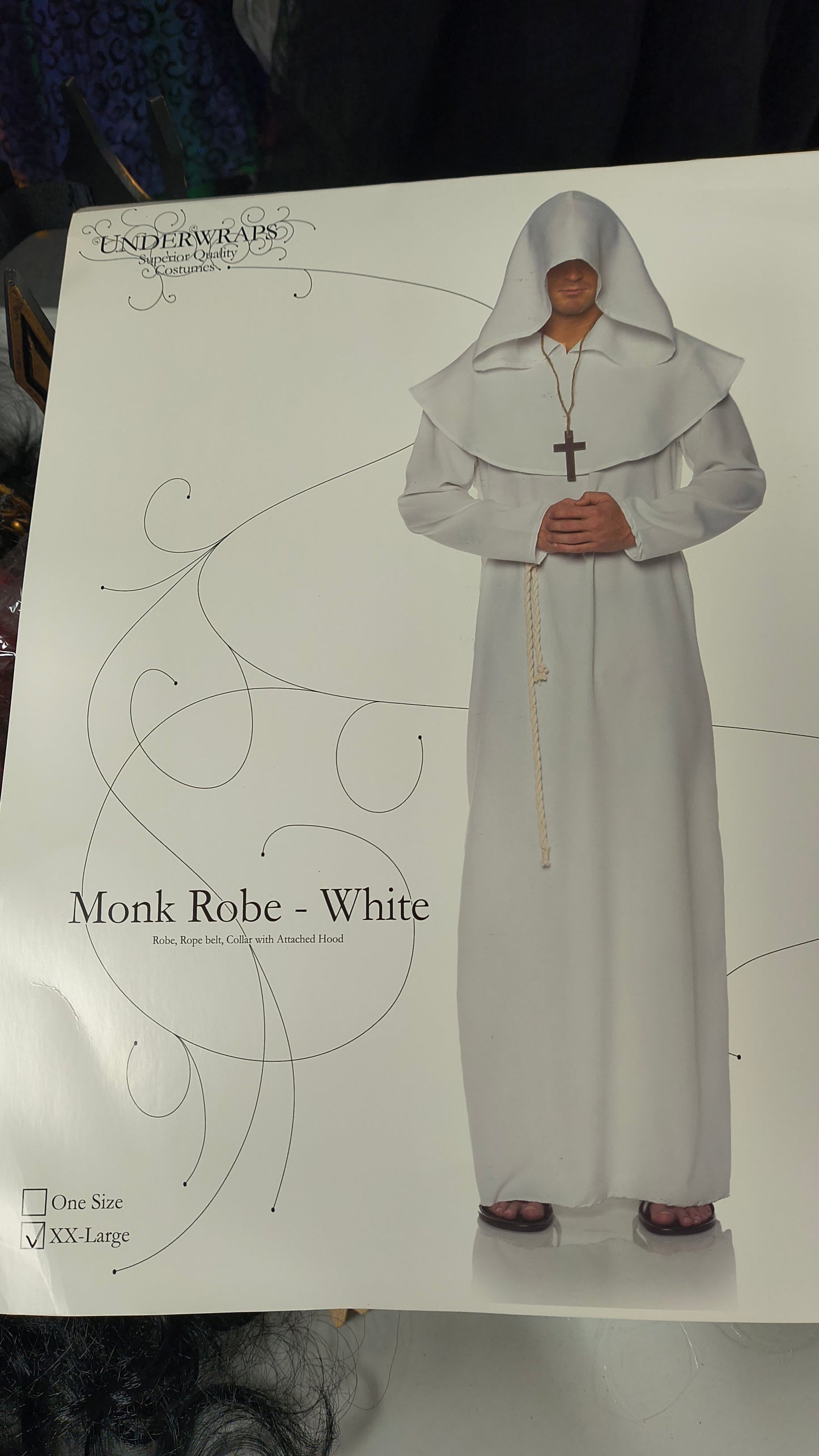 Monk Robe - White
