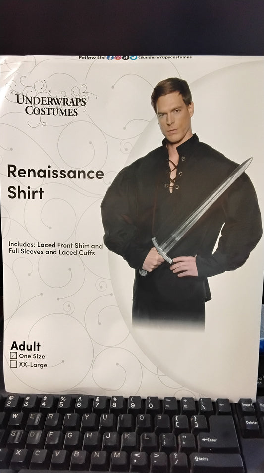 Renaissance Shirt Black One Size