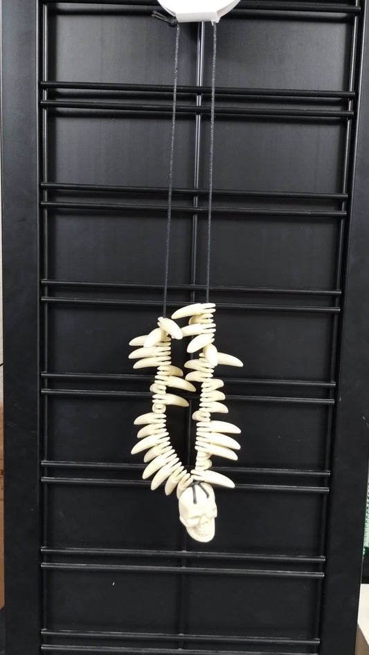 Skull and Teeth Necklace