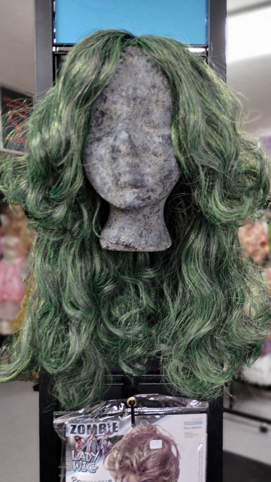 Green Zombie Wig