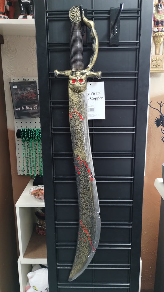 Large Pirate Sword -Gold/Copper
