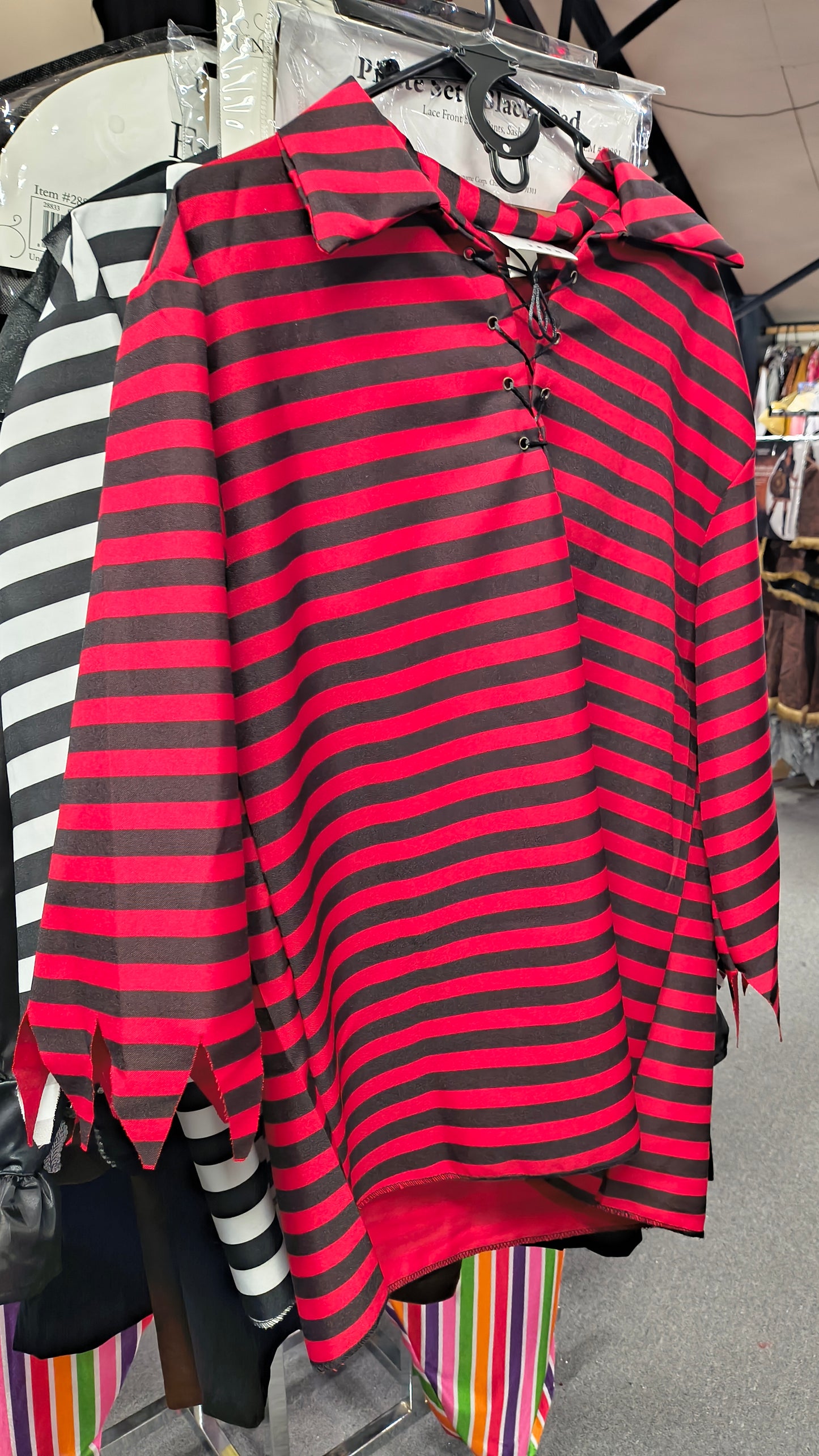 Pirate Set Black/Red - One Size