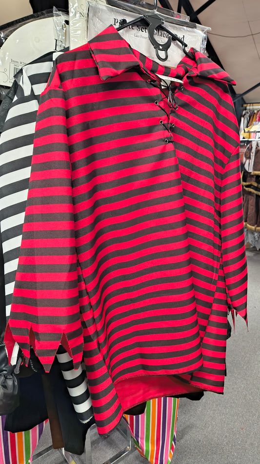 Pirate Set Black/Red - One Size