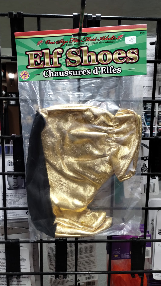Gold Curved Elf Shoes
