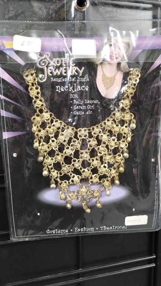 Gold Bangle Necklace