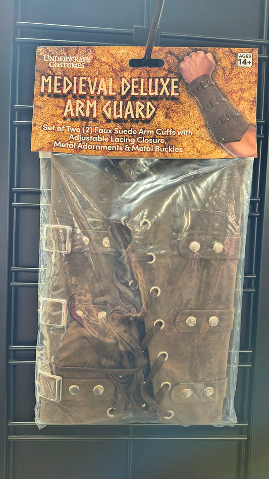 Medieval Deluxe Arm Guard Brown