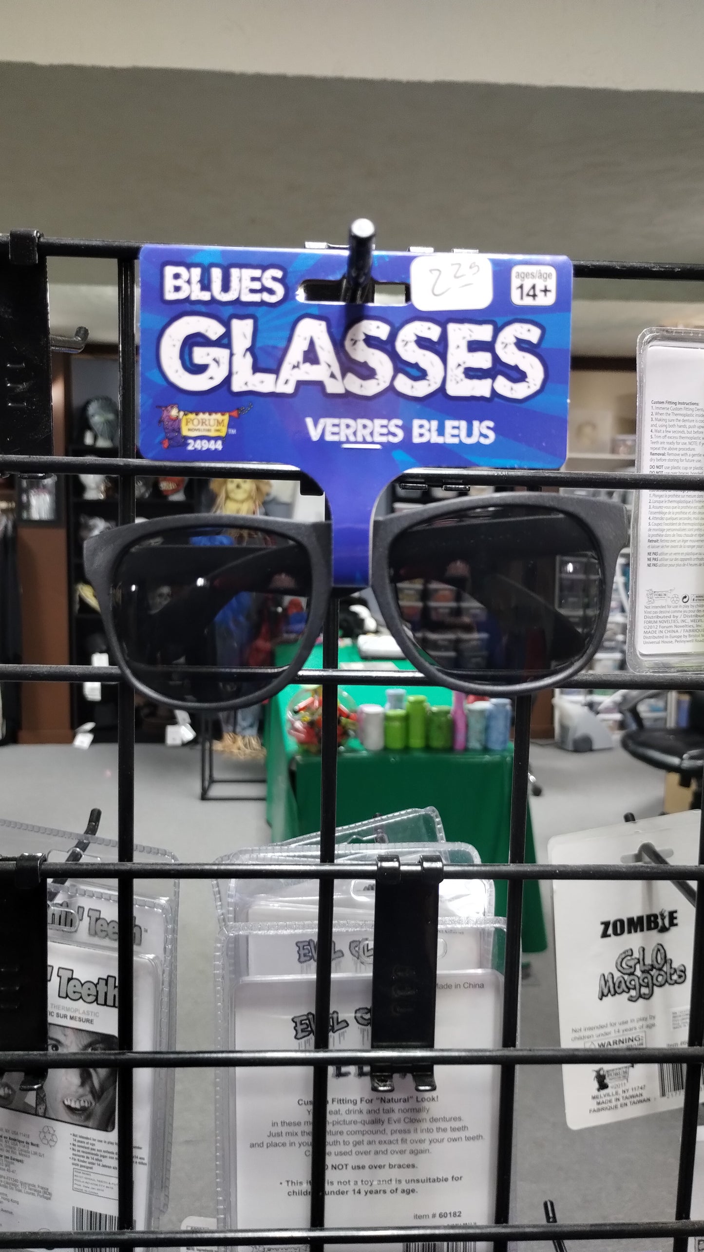 Plastic Blues Glasses