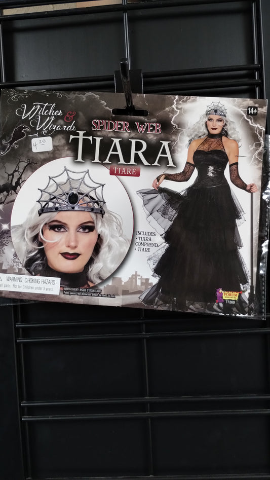 Plastic Spiderweb Tiara