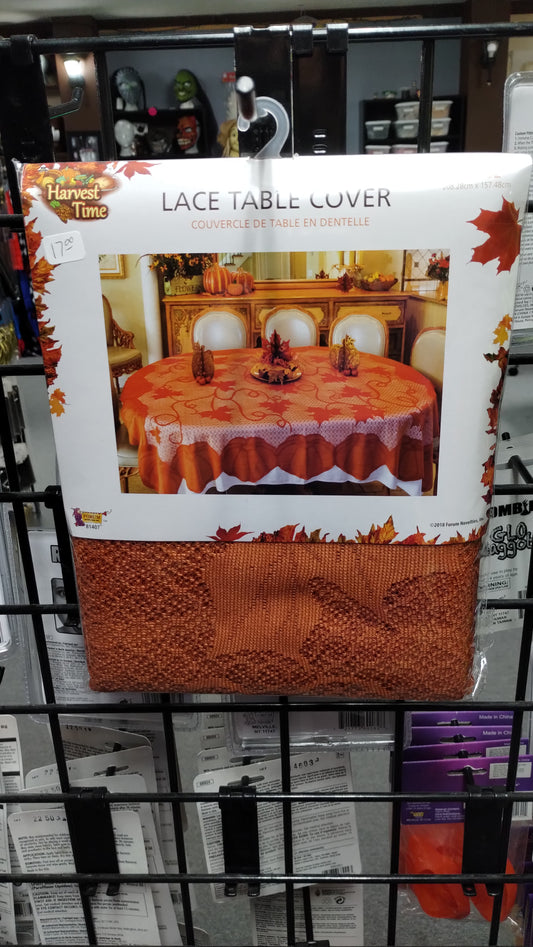 Autumn Leaf Lace Tablecloth
