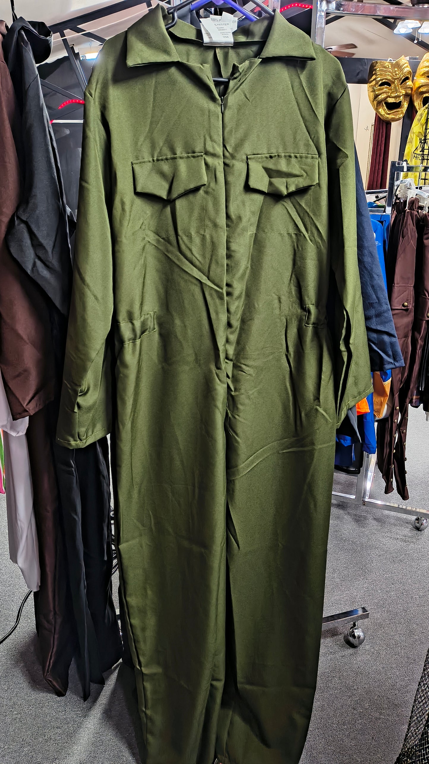 Boiler Suit - Green/Khaki (One Size)