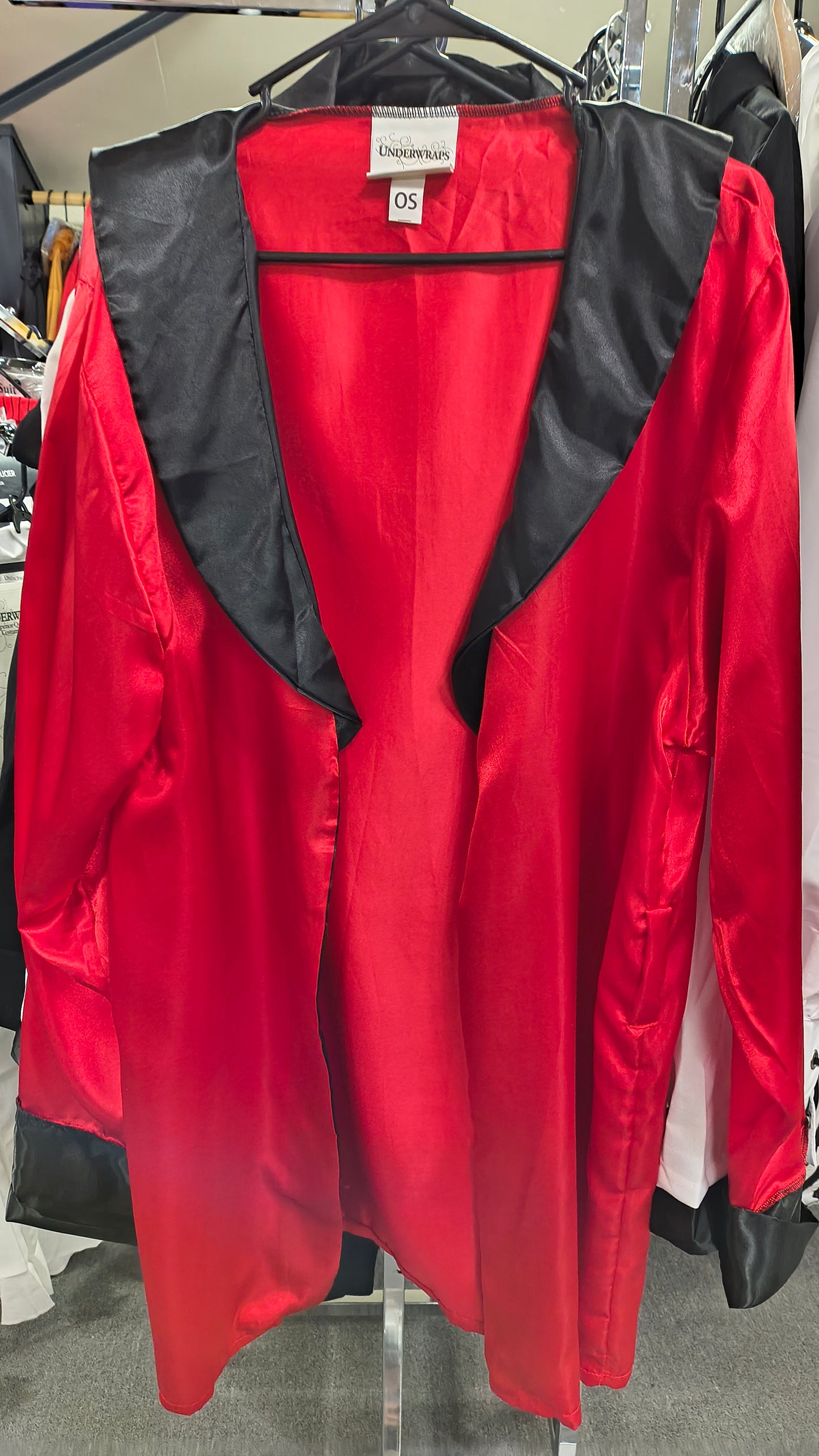 Satin Smoking Jacket - One Size