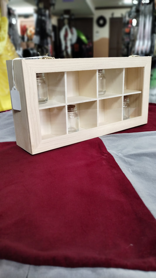 Shadow Box w/Bottles Craft