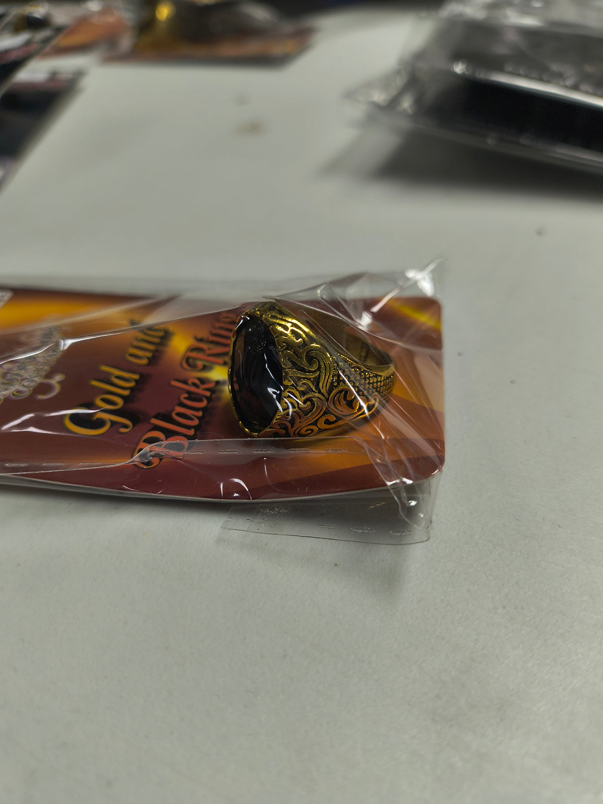 Gold and Black Ring