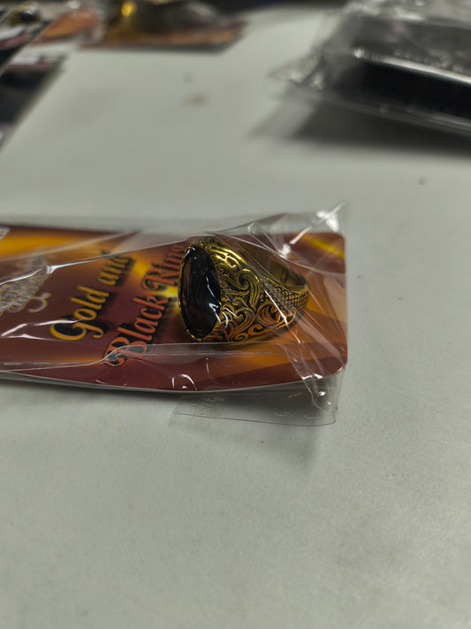 Gold and Black Ring