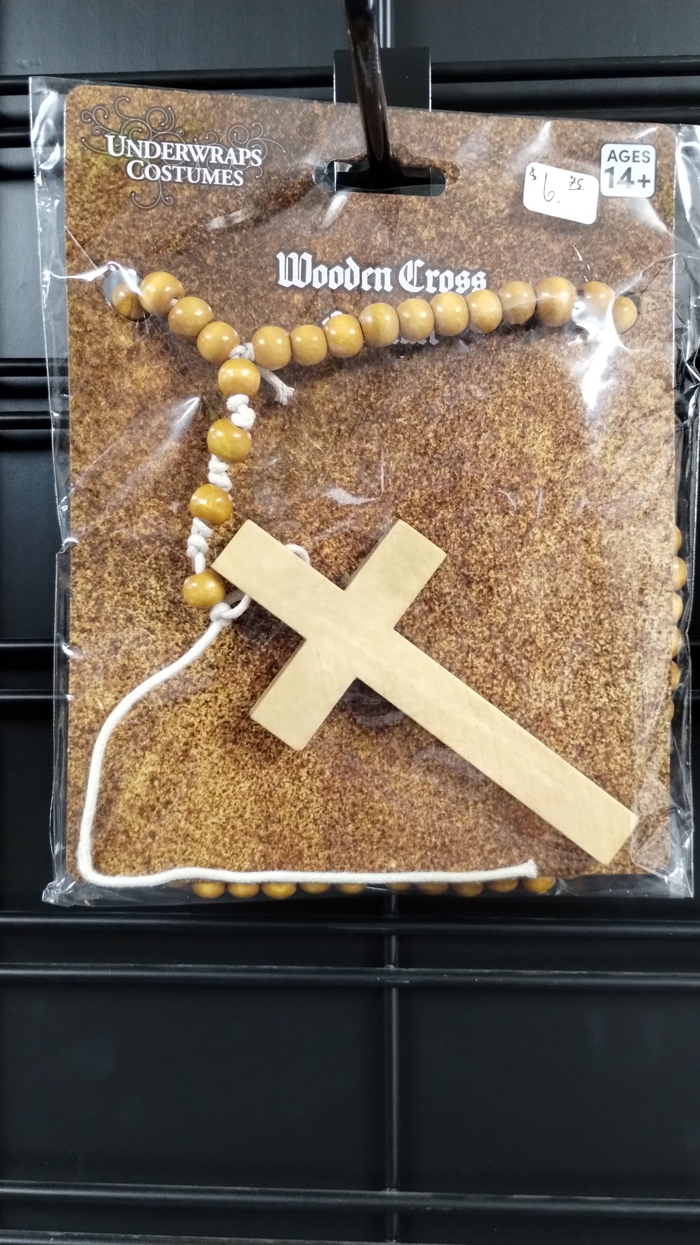 Wooden Cross Necklace