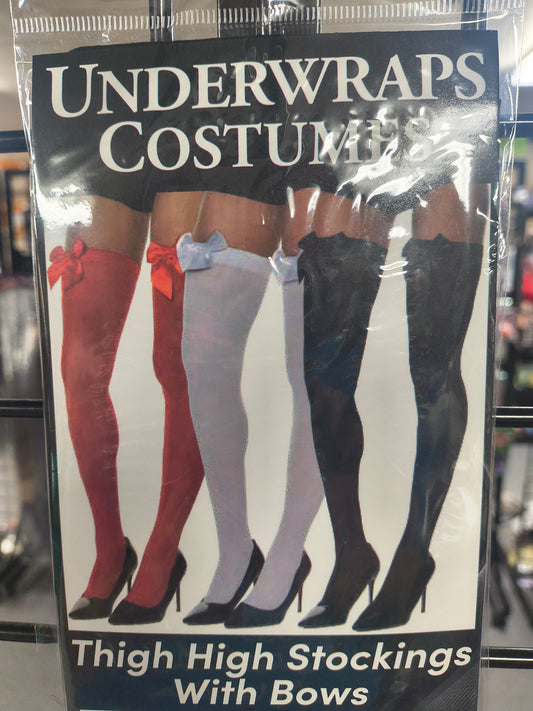 Thigh High Stockings with Bows