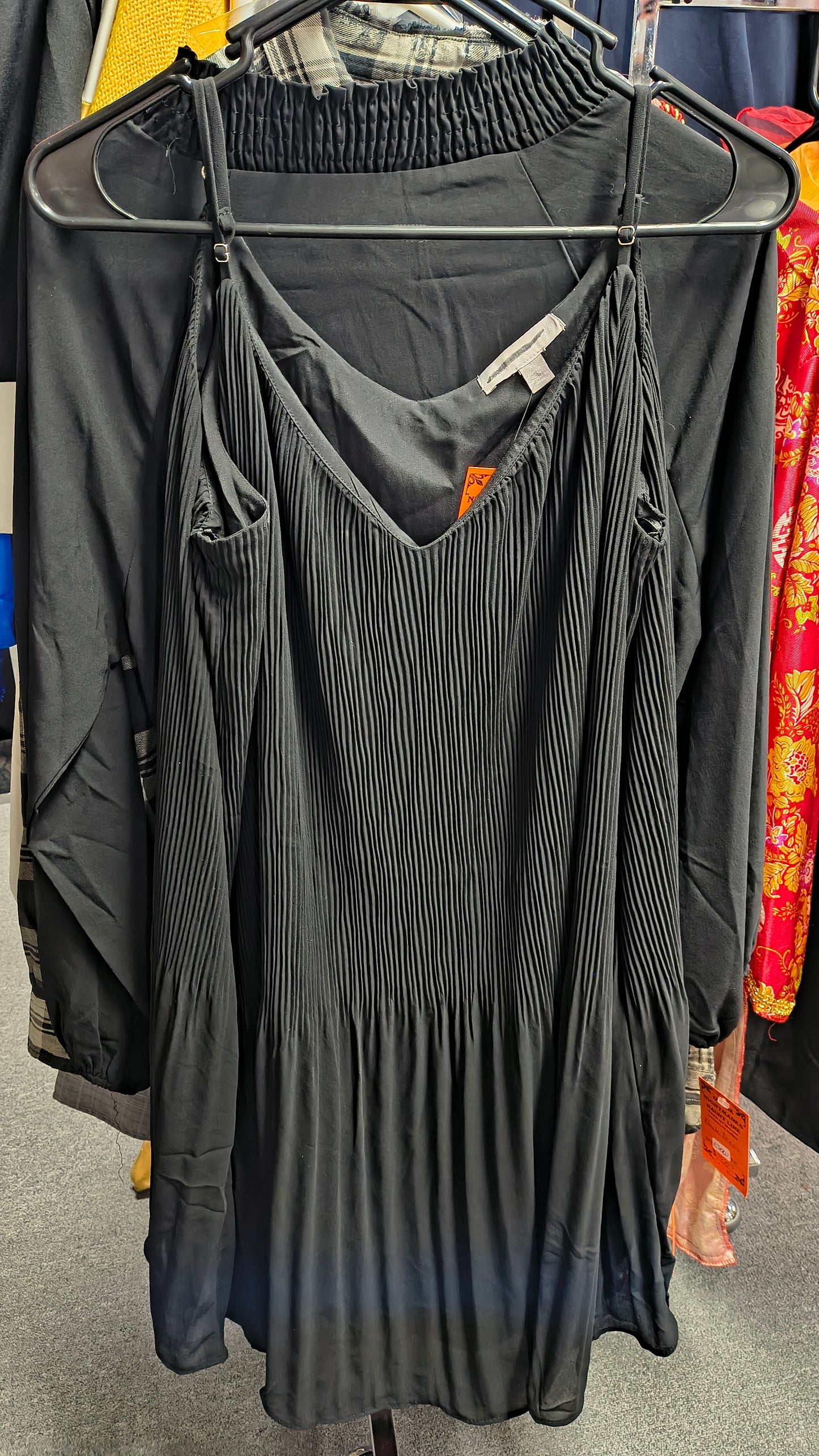 Black Tissue Dress - XL