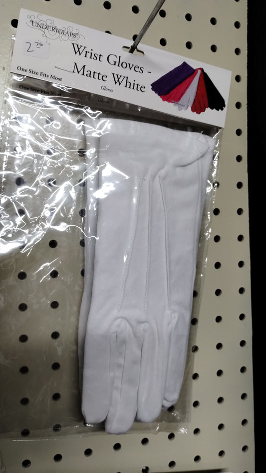Wrist Gloves - Matte White