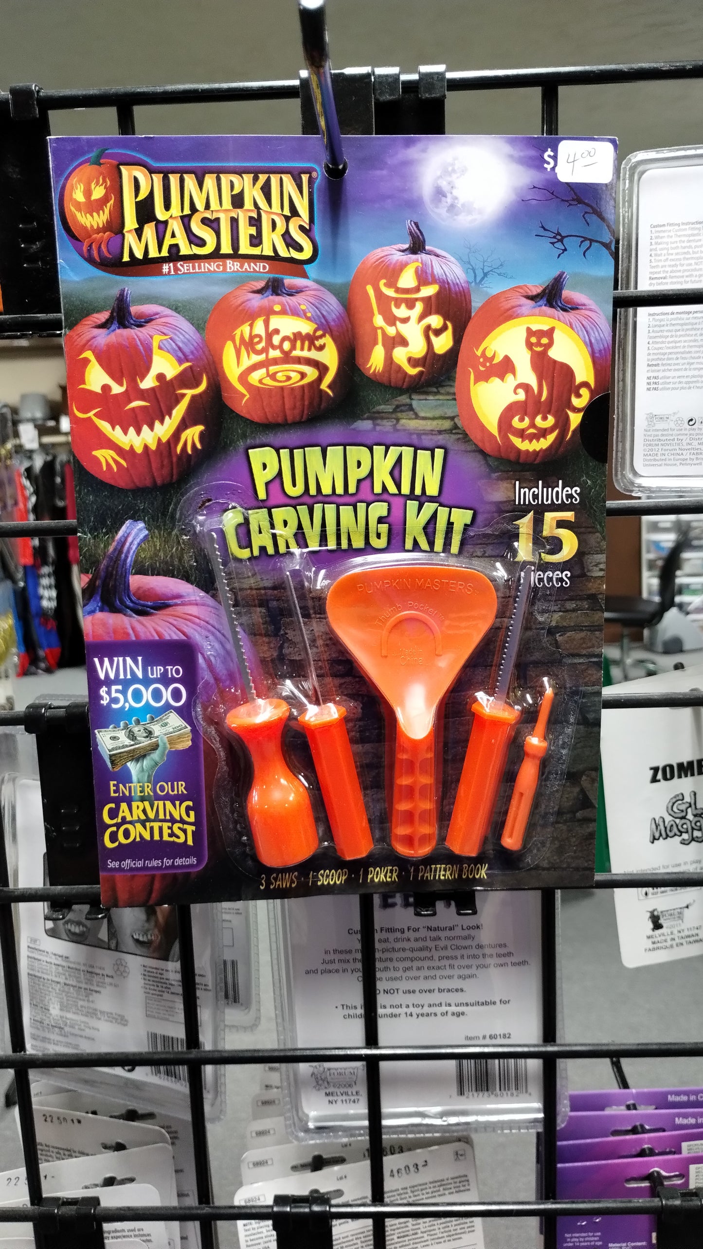 Pumpkin Carving Kit (Smooth Scoop)