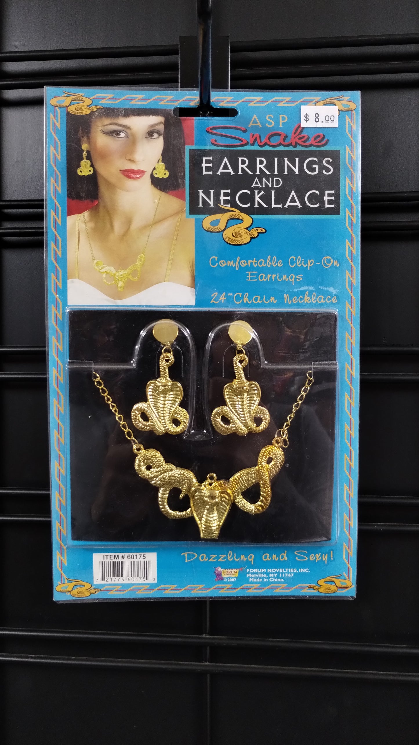 Asp Earrings & Necklace