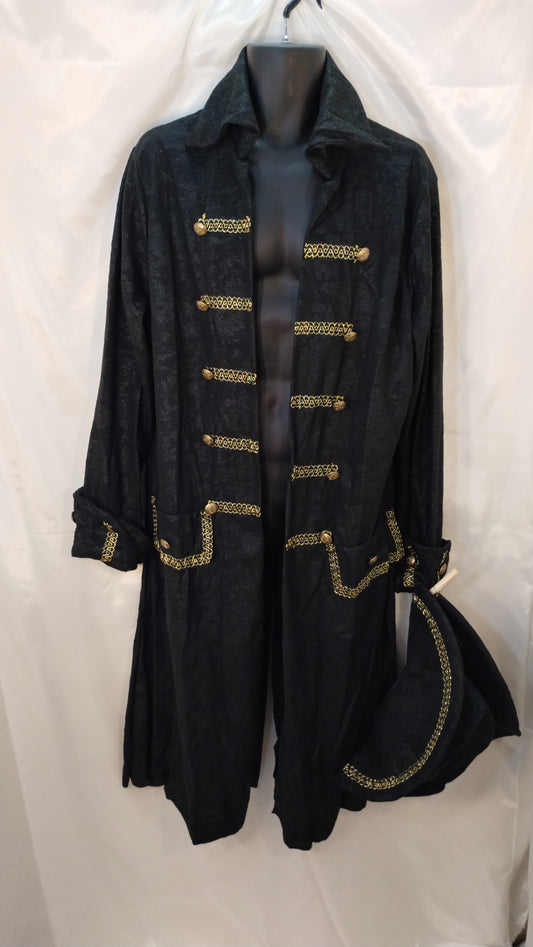 Pirate Coat Set - Black (One Size)