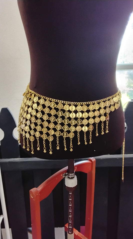 Metal Coin Belt
