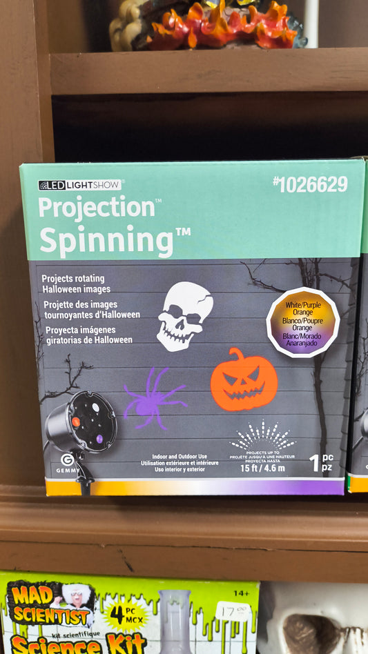 Halloween Spinning Projector