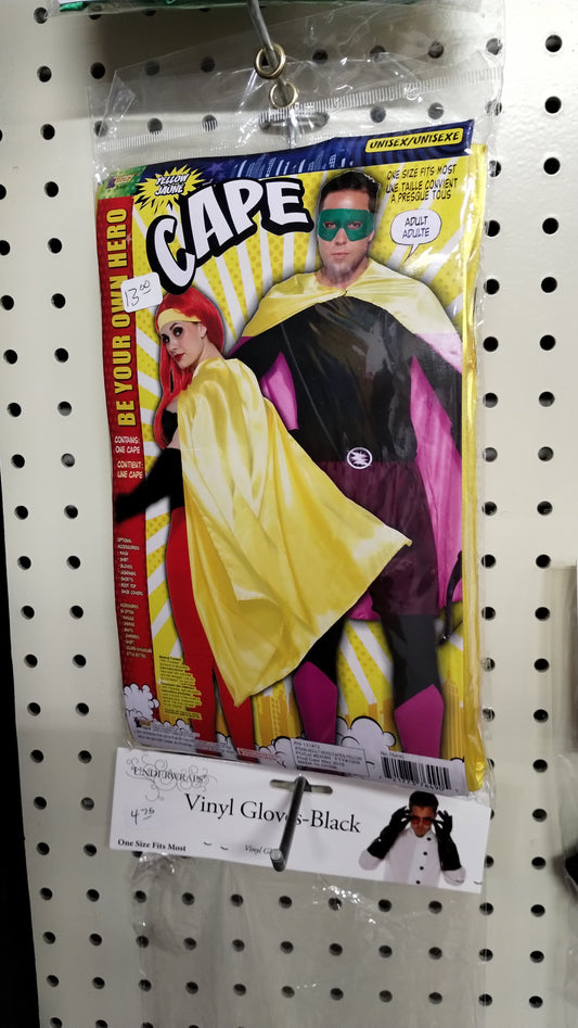 Yellow Superhero Cape
